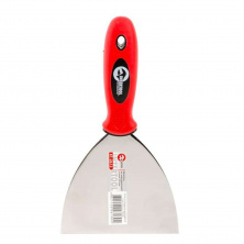 Шпатель из нержавеющей стали 125мм Проф INTERTOOL