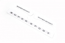 Комплект шильдиків Supersport (3 шт)