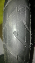 Шина (дитячий візок) 280*65 (SA-266 Deli tire) LTK