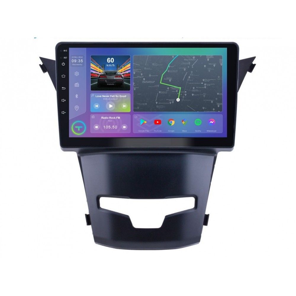 Штатна магнітола Torssen SsangYong Korando 3/Action 2 13-17 F98256 4G Carplay DSP
