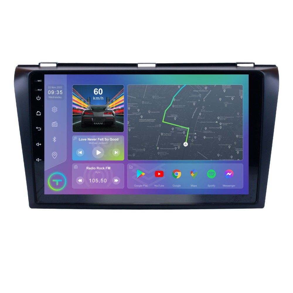 Штатна магнітола Torssen Mazda 3 03-09 FL9 4+64Gb 4G Carplay DSP