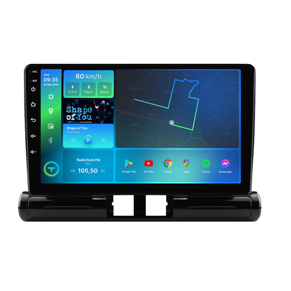 Штатна магнітола Torssen Citroen Aircross C3/C4 low FL9 4+64Gb 4G Carplay DSP