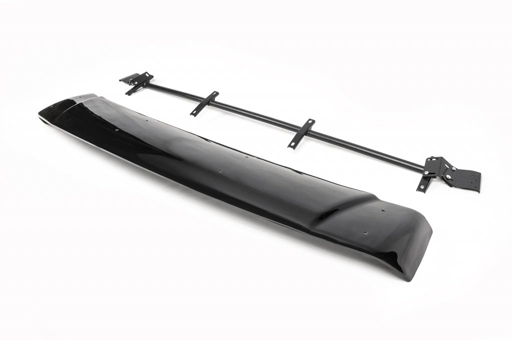 Козирьок на лобове скло (чорний глянець, 5мм) для Mercedes Viano 2004-2014 рр