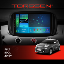 Штатна магнітола Torssen Fiat 500L 12+ NF10 Carplay
