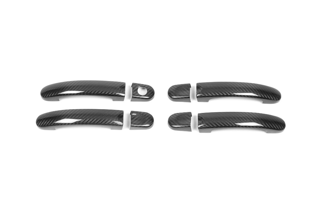 Накладки на ручки (натуральний карбон) 4 ручки для Volkswagen T5 Caravelle 2004-2010 рр