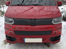 Зимова накладка на верхню решітку Матова Volkswagen T5 2010-2015 рр.