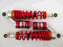 Амортизатори (пара) Delta 340mm, газомасляні (червоні) KOMATCU