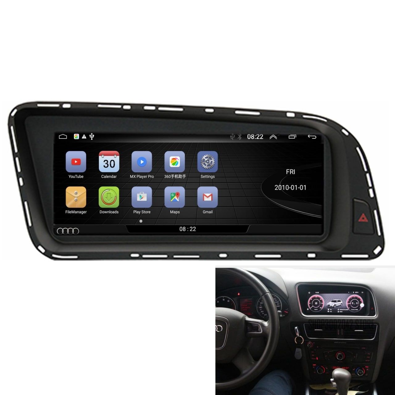 Штатна магнітола Torssen Audi Q5 8.8'' 232 Carplay High 2008-2016