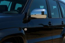 Накладки на дзеркала (2 шт, нерж.) Lexus GX470 2002-2009 рр.