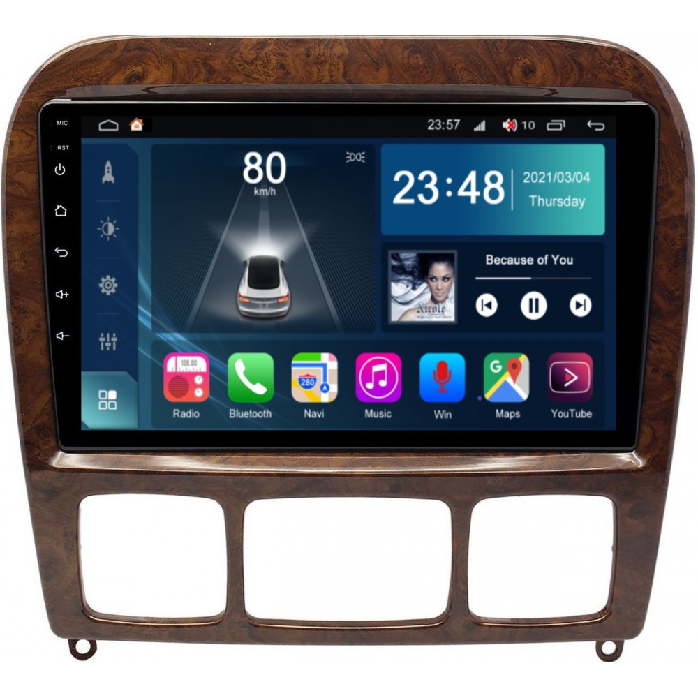 Штатная магнитола Torssen Mercedes W220 02-05 F96128 4G Carplay