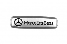 Mercedes Шильдик алюмінієвий для килимків (1шт)