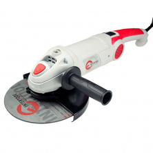 Шлифмашина угловая 2000 Вт, 6500 об/мин, диаметр круга 230 мм, плавный пуск, поворотная рукоятка INTERTOOL
