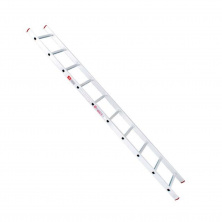 Лестница алюминиевая приставная 10 ступеней 2,84 м INTERTOOL