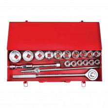 Набор инструмента 3/4, 20 ед (гол. 19-50 мм) металлический кейс INTERTOOL