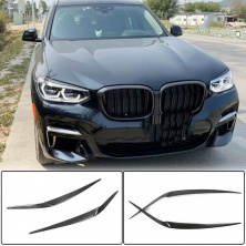 Вії на фари (2018-2021, Карбон) BMW X3 G01 2018- гг.