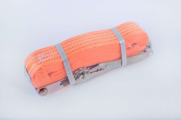 Ремень стяжной с натяжным механизмом 5000кг, оранжевый LVT