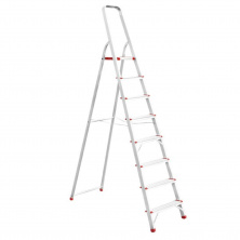 Стремянка из алюминия, 8 ступеней, высота до платформы 1720 мм