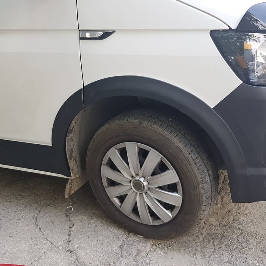Комплект молдингів і арок (11 деталей) 2015-2019, 1 бокова дверка, Коротка база для Volkswagen T6 рр