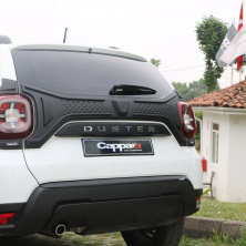 Пластикова накладка на кришку багажника (3 деталі) Renault Duster 2018-2024 рр.