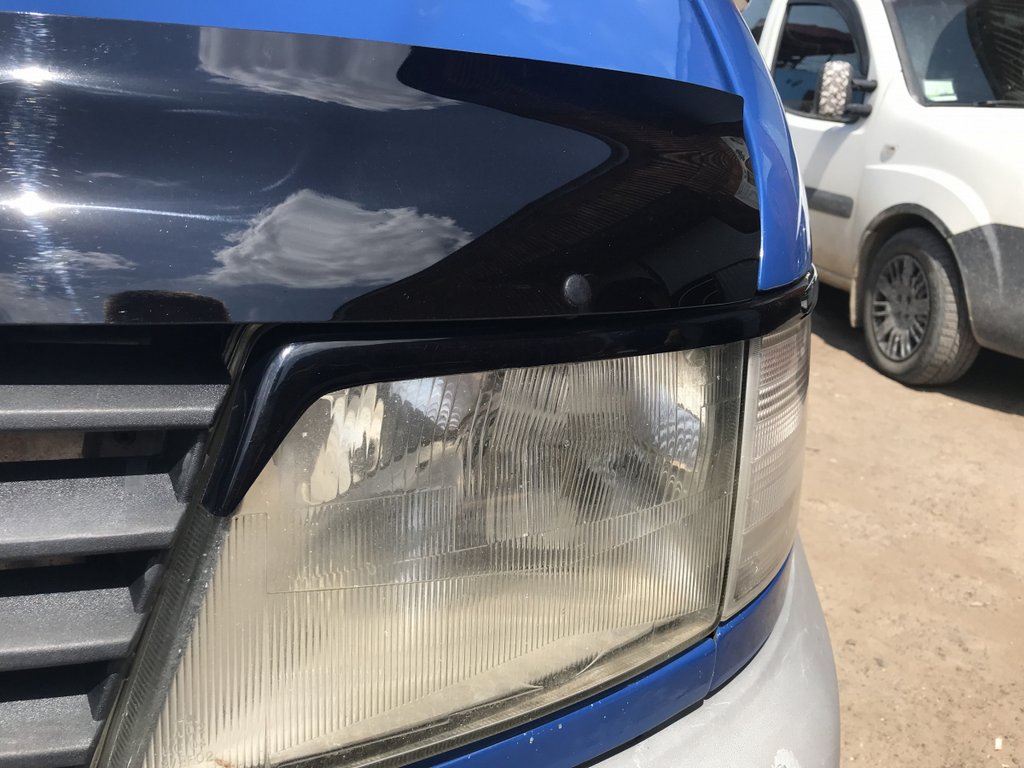 Війки (чорні) Чорний мат для Mercedes Vito W638 1996-2003 рр