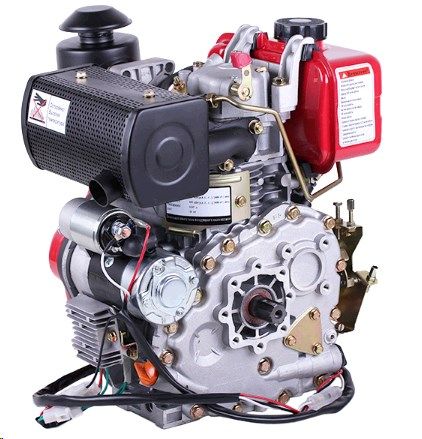 Двигатель м/б 173D (5Hp) (дизель, шлицы 25мм) с электростартером AMG