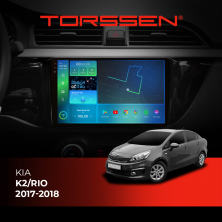 Штатна магнітола Torssen 2K Kia K2/Rio 17-18 F9332 4G Carplay DSP