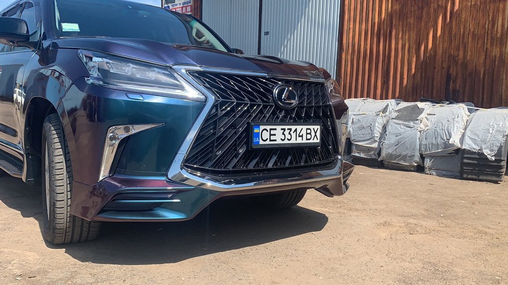 Комплект обвісів (TRD Sport 2017-2020) Чорний колір для Lexus LX570/450d рр