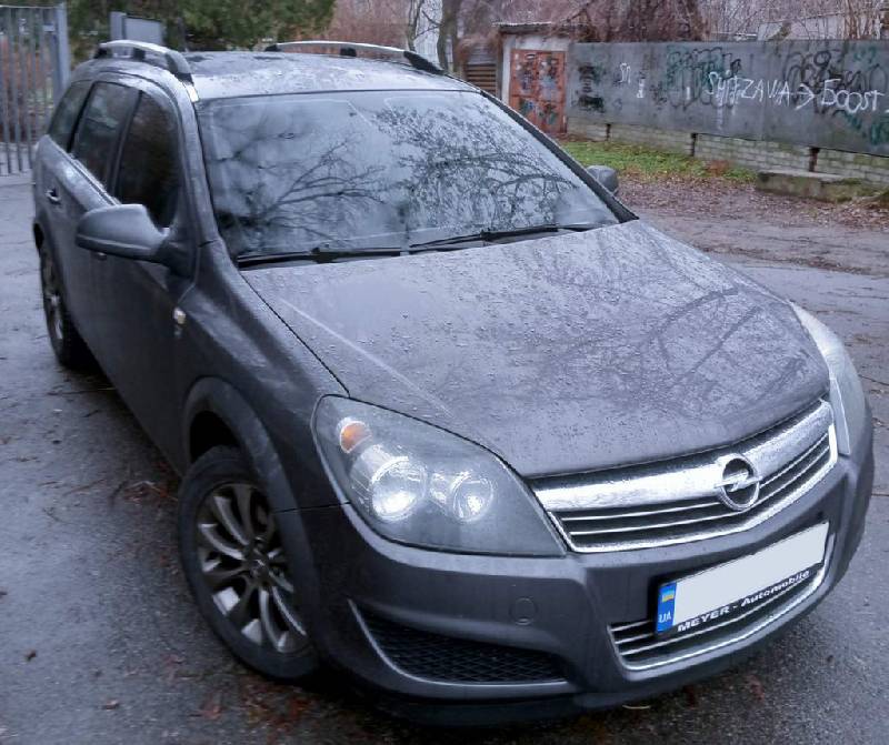 Алюмінієві рейлінги (Caravan, хром) Opel Astra H 2004-2013 рр.