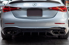 Задній дифузор з насадками (Дизайн AMG C63) Mercedes C-class W206 2022- гг.