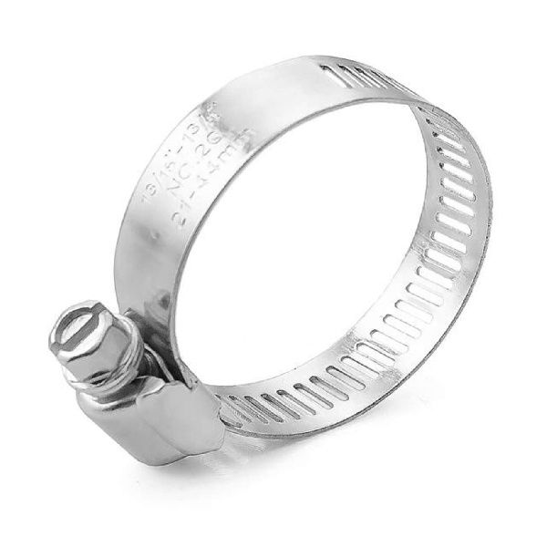 Хомут стальной оцинкованный 12,7 мм D 21-44 мм.