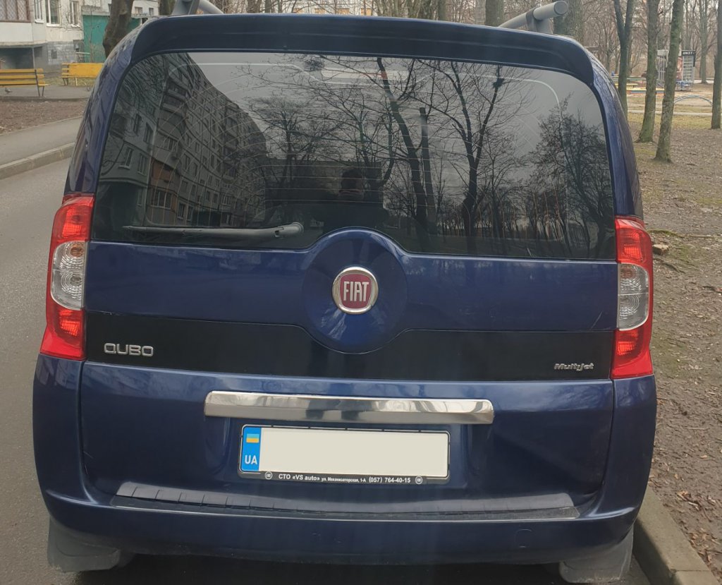 спойлер (anatomic) для Peugeot Bipper 2008-2017 рр