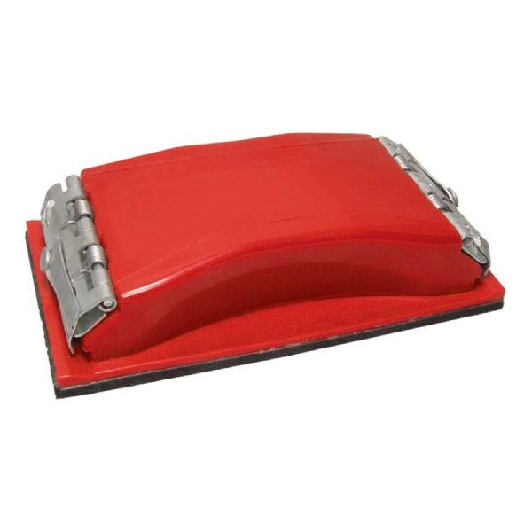 Брусок для шлифования 85x165 мм, металлический зажим для быстрой и надежной фиксации.