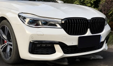 Ніздрі 1 Bar (2016-2019, чорний глянець) BMW 7 серия G11/G12 2015-2022 гг.