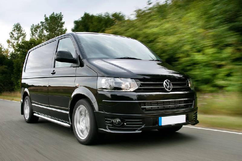 Накладка на передній бампер Volkswagen T5 2010-2015 рр.