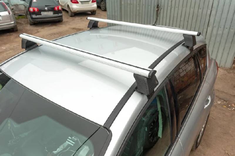 Перемички на гладку дах (2 шт, Asaf V4) Ford C-Max/Grand C-Max 2010-2019 рр.