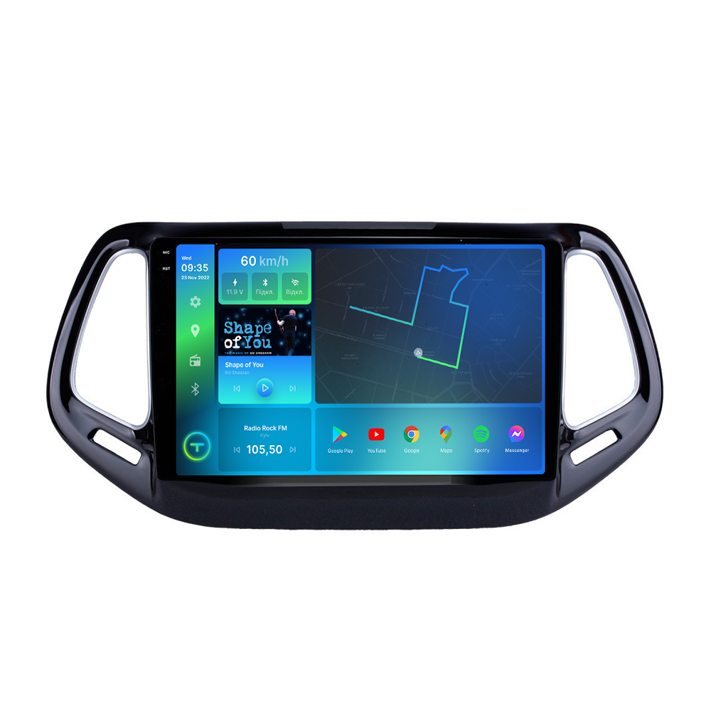 Штатна магнітола Torssen 2K Jeep Compas 17- F108256 4G Carplay DSP