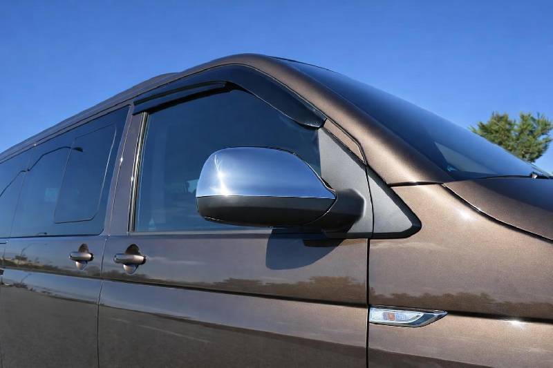 Накладки на дзеркала (2 шт, нержавіюча сталь) Carmos - Турецька сталь Volkswagen T6 2015-2024 рр.