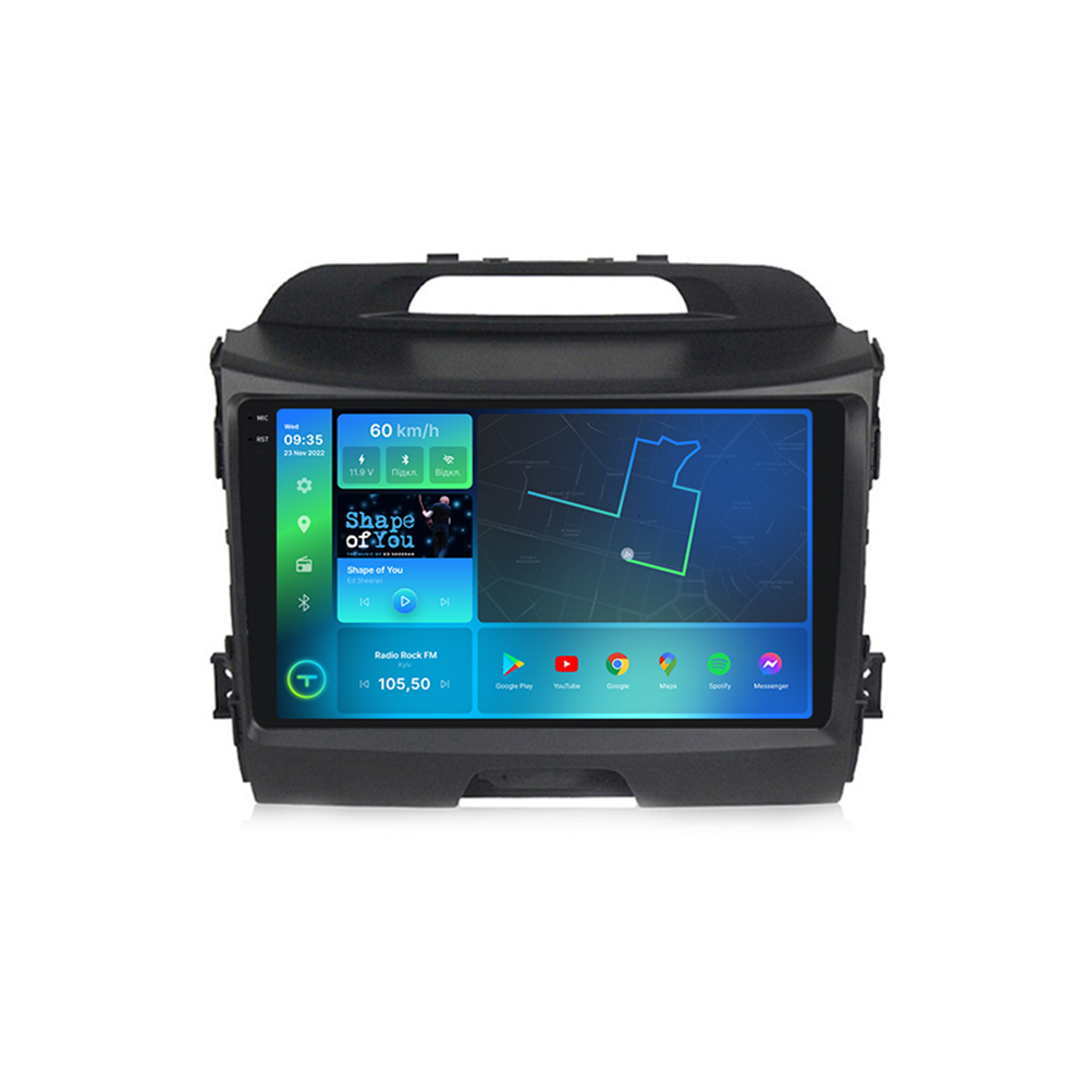 Штатна магнітола Torssen 2K Kia Sportage 2009-2016 F9464 4G Carplay DSP