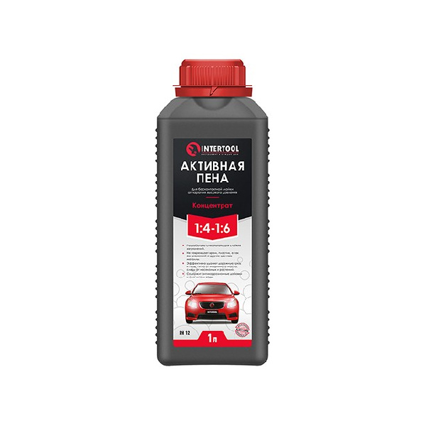 Пена активная 1 л, концентрат 1:4 - 1:6, для бесконтактной мойки аппаратом высокого давления.
