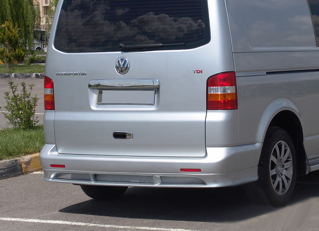 Накладка на задній бампер ABT (під фарбування) Volkswagen T5 Multivan 2003-2010 рр.