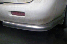 Задні кути AK003 (2 шт., нерж.) Hyundai H200, H1, Starex 1998-2007 рр.