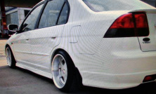 Бокові пороги (під фарбування) Honda Civic Sedan VII 2001-2006 рр.