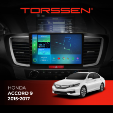 Штатна магнітола Torssen Honda Accord 9 2015-2017 FL10 4+64Gb 4G Carplay DSP
