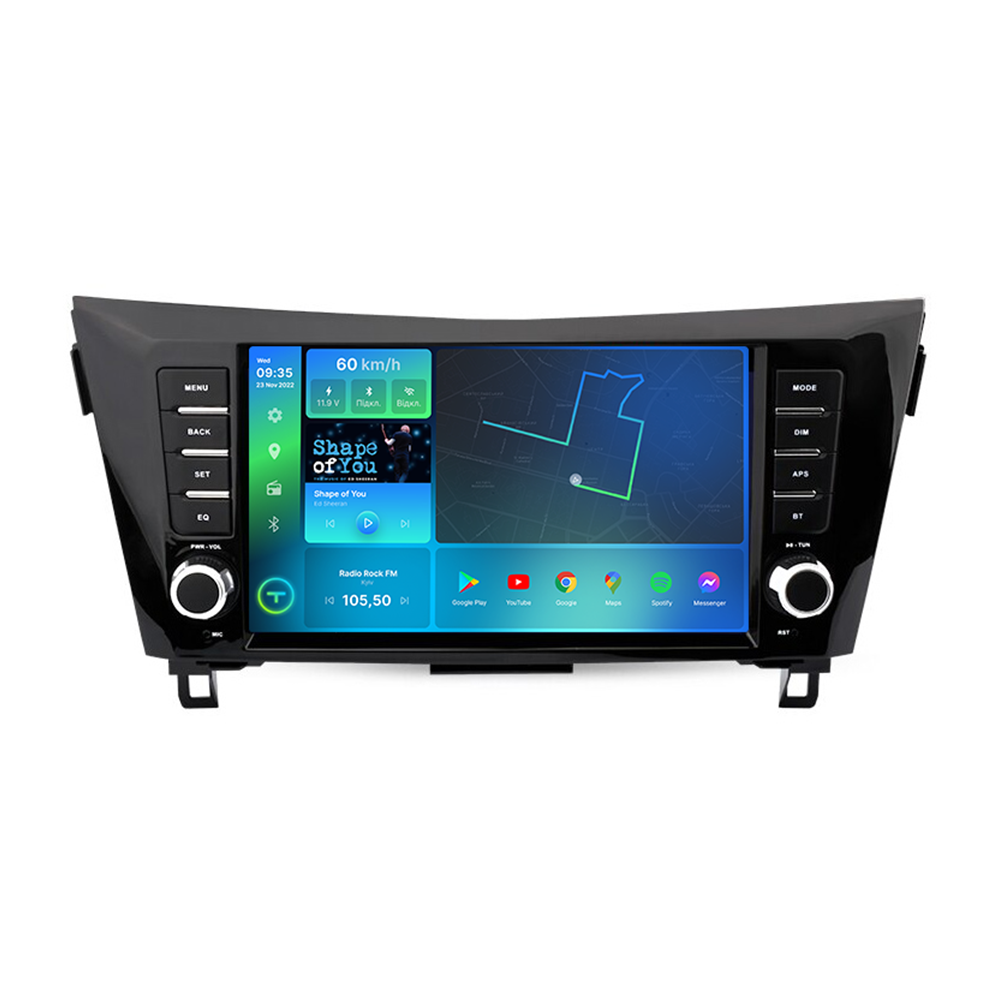 Штатна магнітола 2K Torssen Nissan Xtrail/Qashqai 2013+ AC крутилки F9232 4G Carplay DSP