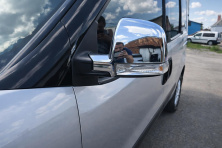 Накладки на дзеркала (2 шт, ABS) Carmos - Хромований ABS-пластик Opel Combo 2012-2018 рр.