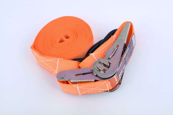 Ремень стяжной с натяжным механизмом 500кг, оранжевый LVT