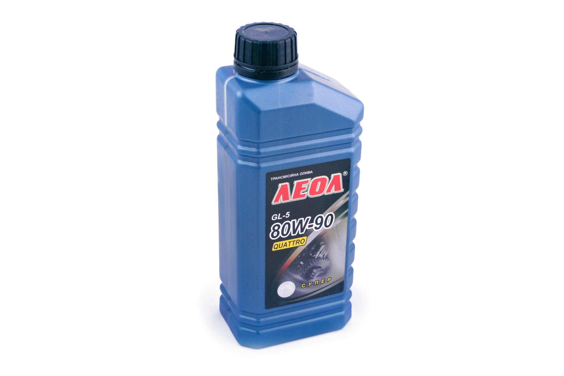 Олія трансмісійна, 1л (SAE 80W-90, QUATTRO супер) ЛЕОЛ