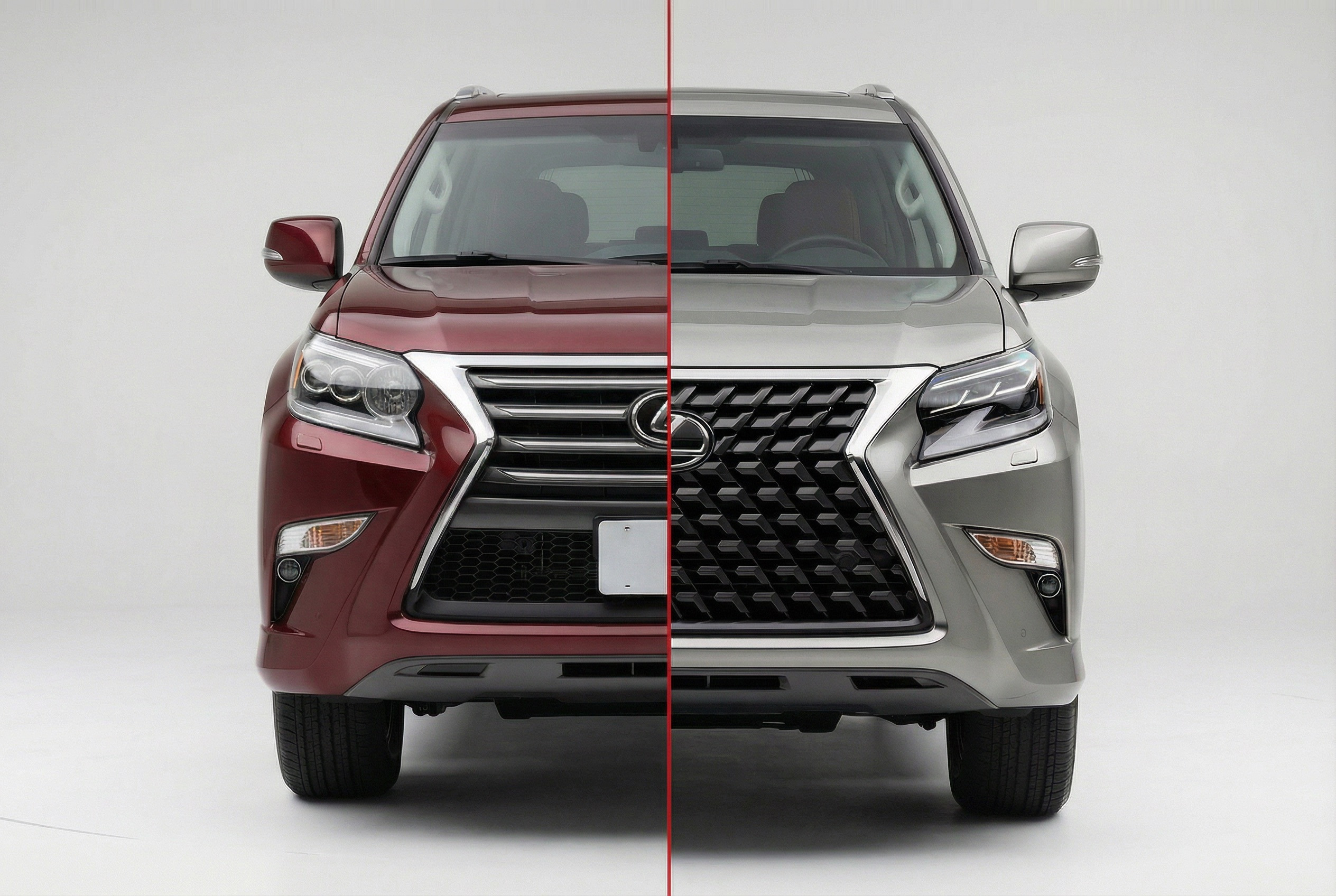 Комплект рестайлінгу з 2013-2019 на 2021 рік для Lexus GX460 рр