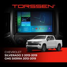 Штатна магнітола Torssen Chevrolet Silverado 3 13-19 GMC Sierra 13-19 F9432 4G Carplay DSP