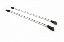 Перемички на рейлінги під ключ Wingbar (2 шт) до 140 см, Сірий Seat Alhambra 1996-2010 рр.